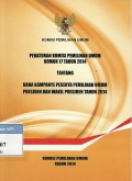 Peraturan komisi pemilihan umum Nomor 17 Tahun 2014 tentang Dana kampanye peserta pemilihan umum Presiden dan wakil Presiden Tahnu 2014