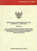 Keputusan komisi pemilihan umum nomor 676 tahun 2003 tentang tat administrasi keuangan dan sistem akuntansi keuangan partai politik, serta pelaporan dana kampanye peserta pemilihan umum - Seri publikasi No. 14/2003