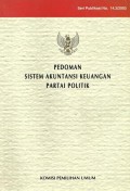 Pedoman sistem akuntansi keuangan partai politik - Seri publikasi No. 14.2/2003