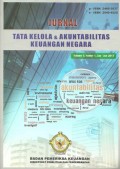 Jurnal Tata Kelola & Akuntabilitas Keaungan Negara Volume 3, Nomor 1, Jan - Jun 2017