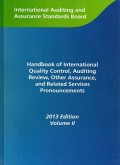 Handbook of international quality control, auditing review, other assurance, and related services pronouncements 2013 Edition Volume 2
