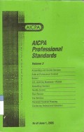 AICPA professional standards : Volume 2