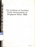 The isntitute of certified public accountants of singapore rules 1989