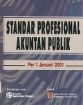 SPAP standar profesional akuntan publik per 1 Januari 2001
