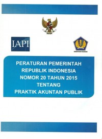 Image of Peraturan Pemerintah Republik Indonesia Nomor 20 Tahun 2014 tentang praktik Akuntan Publik