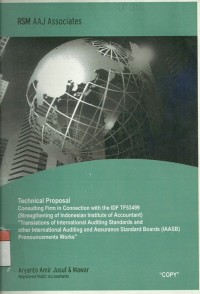 Technical proposal consulting firm in connection with IDF TF53499 (Strengthening of Indonesian Institute of Accountant) 