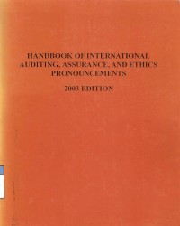 Handbook of international auditing, assurance, and ethics pronouncements 2003 edition