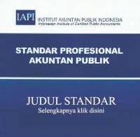 Image of STANDAR PROFESIONAL AKUNTAN PUBLIK Satuan