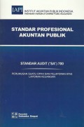 Standar Profesional Akuntan Publik : Standar audit (