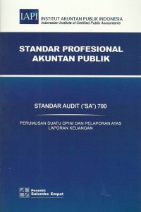 Standar Profesional Akuntan Publik : Standar audit (