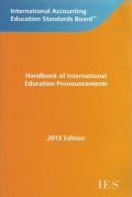 Handbook of international education pronouncements 2015 Edition