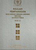 Risalah pembahasan rancangan undang-undang tentang akuntan publik Buku 1/2