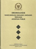 Kronologis rancangan undang-undang tentang akuntan publik