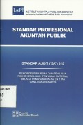 Standar Profesional Akuntan Publik : Standar audit (