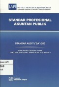 Standar Profesional Akuntan Publik : Standar audit (