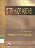 10 topik hangat akuntansi: Prosiding pendidikan profesi berkelanjutan - semarang, 11 September 1996