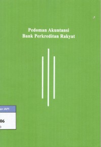 Pedoman akuntansi bank perkreditan rakyat